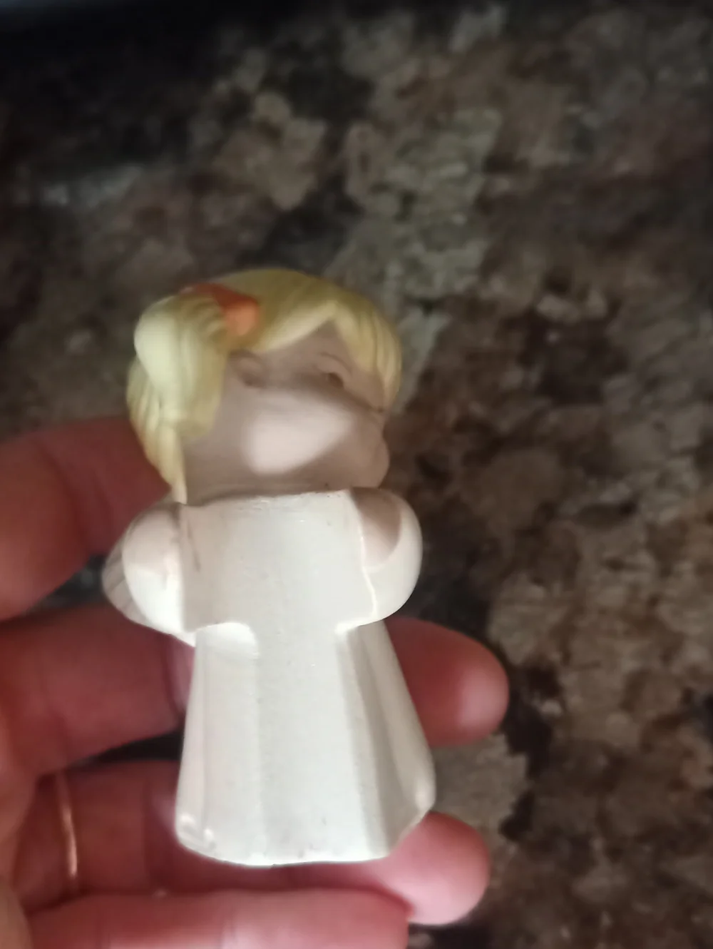 Vintage Ceramic Angel Candle Huggers